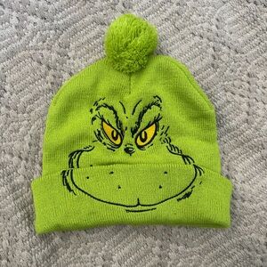 Unisex Green Grinch Knit Beanie
